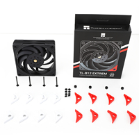 Ventilateur de refroidissement Thermalright TL-B12 E XTREM 120 mm à double roulement à billes, 3150 tr/min, haut débit d'air pour le refroidissement du châssis PC