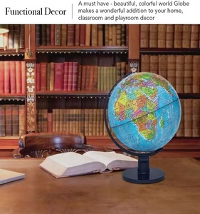 Globo Terrestre Educativo <span class=keywords><strong>di</strong></span> Alta Qualità da 32CM con o <span class=keywords><strong>Senza</strong></span> Luce LED - Product Image 3