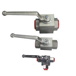 Vanne à boisseau sphérique hydraulique YJZQ/KHB haute pression G1/4 G3/8 G1/2 G3/4 tailles alimentation de vanne de contrôle de débit hydraulique - Product Image 5