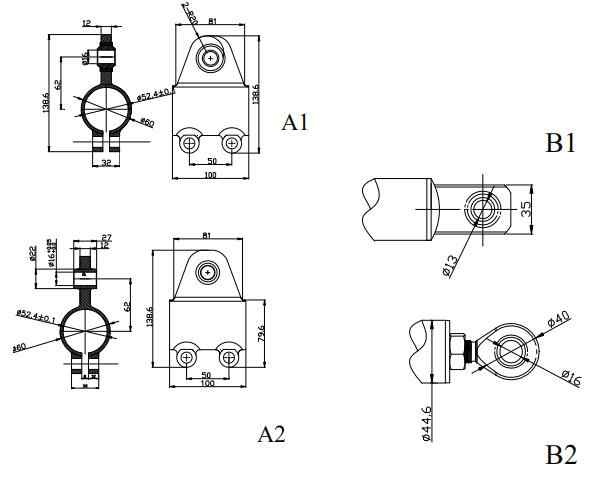 Actionneur Linéaire 18 Pouces (stroke) 1000LBS - Vis ACME, Tension 12V/24V DC, Neuf Sans Marque