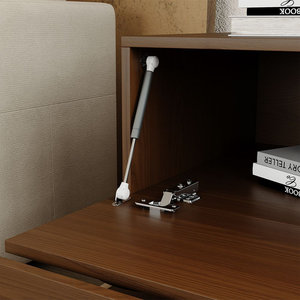 Ajunion gỗ hiện đại TV đứng Modular Walnut phương tiện truyền thông tủ phòng khách đa chức năng giao diện điều khiển TV đứng trung tâm tủ - Product Image 6