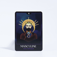 Impression de cartes Oracle personnalisées, cartes de tarot, cartes d'affirmation positive en espagnol pour enfants