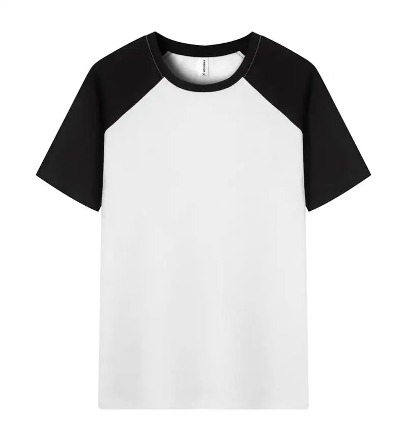 T-shirt à manches courtes pour hommes, version coréenne tendance et ample, pur coton, T-shirt imprimé à col rond, grande taille, vente en gros