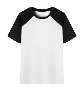 Großhandel Herren Kurzarm-T-Shirt modische koreanische Version lockere Mode reine Baumwolle T-Shirt bedruckt runder Nacken Oberteil Übergröße