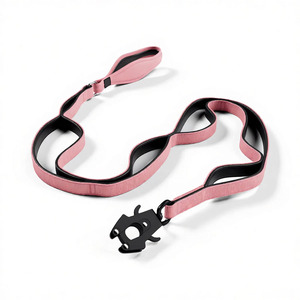 Nouvelle laisse pour chien à dégradé de couleurs, en nylon, anti-traction, réglable, amortissante, ODM OEM, logo personnalisé, pour les activités de plein air des chiens - Product Image 4