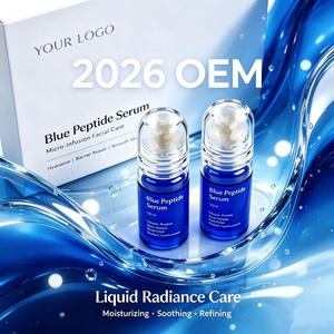 Sérum Facial Hydratant au Peptide Bleu GHK OEM 2026 pour la Réparation de la Barrière Cutanée et une Peau Lisse et Éclatante - Product Image 5