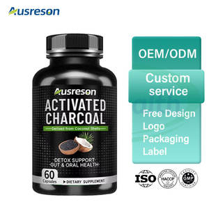 <span class=keywords><strong>Pastillas</strong></span> de <span class=keywords><strong>Carbón</strong></span> Activado de Coco Ausreson, Precio, Detox, Adelgazante, Marca Privada, Salud Hepática e Intestinal, Tabletas Veganas de <span class=keywords><strong>Carbón</strong></span> Activado - Product Image 2