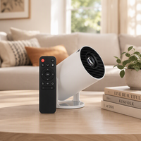 Projecteur JUNUO HY300 Pro+ Android 14 Correction automatique de la distorsion trapézoïdale WiFi6 BT HD 5.4 Durée de vie de la lampe LED 30000 heures Projecteur portable