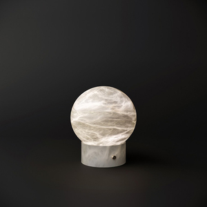 Rechargeable Marble Snowflake Desk Lamp USB Port LED Nightstand <b>Light</b> for Bedroom Living Room Outdoor Decor PortableHomeLighting - Product Image 2