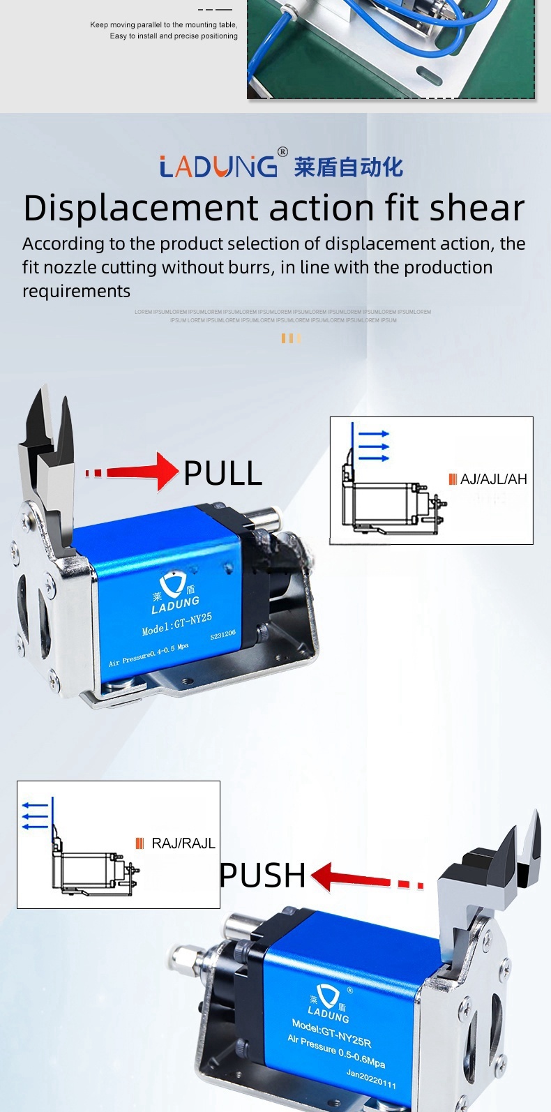 nickysnipers　チューリップウッド3本 GT-NY25R Pneumatic Scissors Cutter Sliding Air Nipper with