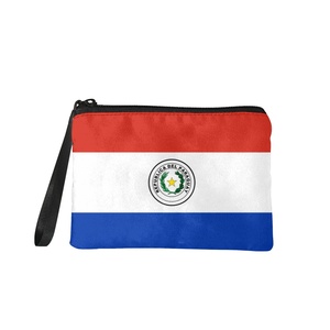 กระเป๋าซิปพิมพ์ลายธงชาติปารากวัย กระเป๋าใส่เหรียญแบบพกพา คุณภาพสูง ของขวัญสำหรับผู้หญิงผู้ชาย ราคาถูก ขายส่งจากโรงงาน - Product Image 1