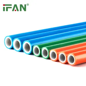 IFAN almanya standart su PPR tüp alüminyum plastik polipropilen yeşil PN20/25 PPR boruları