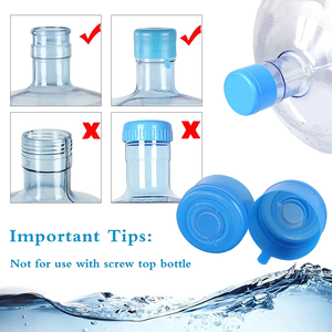 Không-tràn nắp nhựa Bìa 5 gallon 20 lít nước khoáng chai Mũ uống Jar Nắp Giá bán hàng nóng - Product Image 6