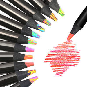 Boîte <span class=keywords><strong>ciel</strong></span> <span class=keywords><strong>étoilé</strong></span> en bois noir Bview Art avec crayons de couleur arc-en-<span class=keywords><strong>ciel</strong></span> 7 couleurs pour le dessin et la peinture des élèves de maternelle - Product Image 4