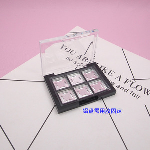 พาเลทอายแชโดว์แบบใส DIY 10 ช่อง กล่องเก็บเครื่องสำอางพลาสติก สำหรับเก็บตัวอย่างสีและรีฟิล - Product Image 5