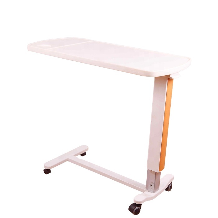 MDK-BDCB22 Hospital furniture steel height adjustable cheap used hospital bedside tables with drawer for the over bed table