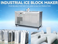 Machine à glaçons automatique industrielle commerciale grande et petite taille pour la fabrication de blocs de glace, congélateur à briques pour entreprises au Nigeria, vendue à Lagos et en Zambie