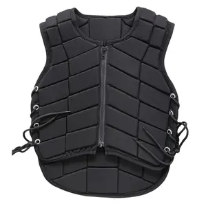Horshi Horse Riding Vest Safety Horse Protective Body Protector Zipper Waistcoat for Adults Children Breathable Lightweight Vest