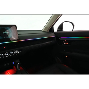 Kit d'éclairage ambiant RGBIC pour Honda CRV 2023-2024, décoration d'ambiance intérieure, bande lumineuse LED - Product Image 2