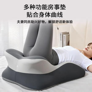 Almohada Erótica de Espuma Viscoelástica, Forma Oblonga, Soporte Moderado, para Dormitorio, Hotel, Salón de Belleza, Gris, Azul Oscuro, Azul Claro, Rosa - Product Image 6