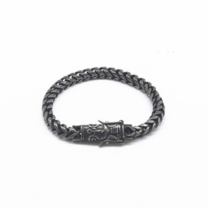 yunnique Pulsera con ancla de plata tibetana, cierre magnético unisex, joyería de regalo - Product Image 1