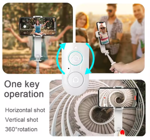 <span class=keywords><strong>Estabilizador</strong></span> de Video Inteligente Portátil <span class=keywords><strong>L09</strong></span>, Control Remoto Inalámbrico, Palo Selfie para Teléfono Móvil, Aleación de Aluminio, Batería de 400 mAh - Product Image 5