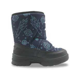 Stivali da <span class=keywords><strong>neve</strong></span> per bambini con stampa di nuova tecnologia stivali da <span class=keywords><strong>bambina</strong></span> con fodera in pelliccia invernale <span class=keywords><strong>scarpe</strong></span> calde da esterno impermeabili - Product Image 2