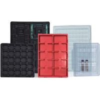 Electronics Turnover Blister Tray 35 Compartments Transparent PVC Antistatic Customizable PP PET Shape Consumer Electronics
