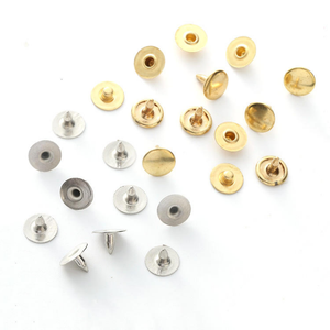 Rivets en laiton personnalisés avec logo, rivets métalliques pour jeans - Product Image 1