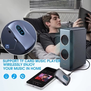 Récepteur sans fil Kit mains libres V5.3 <span class=keywords><strong>Micro</strong></span> <span class=keywords><strong>SD</strong></span> Card Music Play Adaptateur de prise AUX 3.5mm pour voiture/maison/casque/haut-parleur - Product Image 4