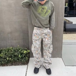High Quality Custom 100% Cotton Colored Water Hunting Tree Camo Stacked Parachute Carpenter Digital Printing Hip Hop <b>Men's</b> - Product Image 3