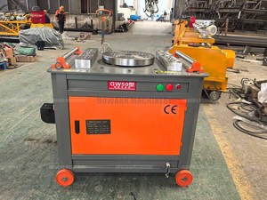 Machine de découpe et de pliage automatique de barres d'armature certifiée CE GW50, machine intégrée de traitement des barres d'acier 50 mm - Product Image 5