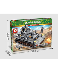 Fabrika toptan kaliteli DIY ABS blokları askeri tankı yapı blok oyuncaklar çocuklar için promosyon hediyeler