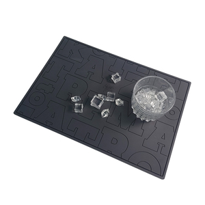 Custom Logo <b>Silicone</b> Bar <b>Mat</b> Rubber Bar Runner Spill <b>Mat</b> Drip Tray Beer <b>Mat</b> Countertop Service <b>Mat</b> Non Slip Bar Pad - Product Image 3