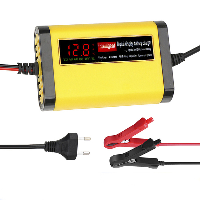 12V 2A 30W Digital Display Battery Charger Car Battery Charging Motorcycle Charger