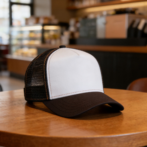 5-Panel Mesh Back Canvas Trucker <b>Hat</b> Adjustable Lightweight Breathable Unisex <b>Summer</b> Sun <b>Hat</b> for Outdoor Sports - Product Image 5
