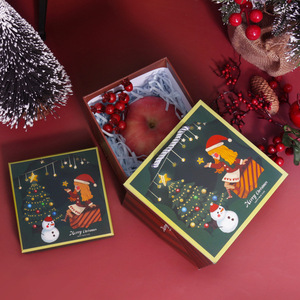 Scatola Regalo di Lusso Personalizzata per Natale, Confezione Cosmetica Ecologica in Carta per Esposizione Dolciumi, Carta Artistica Riciclata - Product Image 6