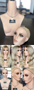 Cabeza de Maniquí de Cabello Humano 100% para Boutique de Moda, Fácil de Cambiar, Exhibición de Pelucas, Pequeño Volumen, Ahorra Gastos de Envío - Product Image 6