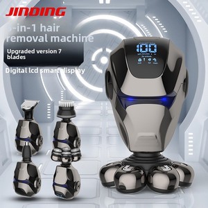 Máy cạo râu điện đa năng JinDing 7D, chống nước, cắt tỉa lông mũi tai, dao cạo, máy tỉa lông mặt, dùng cho toàn thân và xe RV - Product Image 5