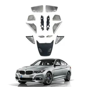 Lampu malam bercahaya pintu mobil audio penutup pengeras suara pintu untuk BMW 5 Series G30 f10