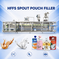 Machine de remplissage et de scellage Acepack HFFS pour sachets Doypack à bec verseur, pour liquides (mayonnaise, ketchup, pâte de tomate)