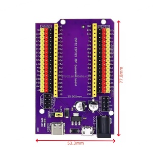 Placa de Expansión ESP32S de 38 Pines, Color Morado, para Desarrollo IoT, NodeMCU-32S con Lua, Wifi, Puerto Serial, Kits de Desarrollo - Product Image 2