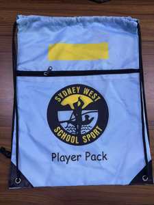 Sacs à dos à cordon - Sacs de sport pour enfants en polyester, sacs promotionnels pour la gym, style tendance, option logo personnalisé - Product Image 6