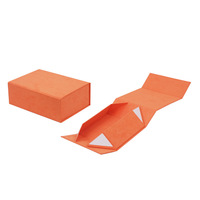 Boîte pliable avec doublure en velours et en éponge, finition mate, réutilisable, assemblage instantané, gain de place, personnalisable, fermeture magnétique