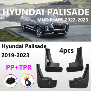 Guardabarros para Hyundai Palisade 37x28x13cm Sin Pedal 2019-2023 PP+TPR 4 Piezas - Product Image 3