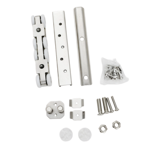 8 Roulettes silencieuses en acier inoxydable <span class=keywords><strong>de</strong></span> 95 kg <span class=keywords><strong>pour</strong></span> portes coulissantes suspendues, accessoires <span class=keywords><strong>pour</strong></span> portes et fenêtres en bois, fourniture en gros <span class=keywords><strong>pour</strong></span> la maison - Product Image 6