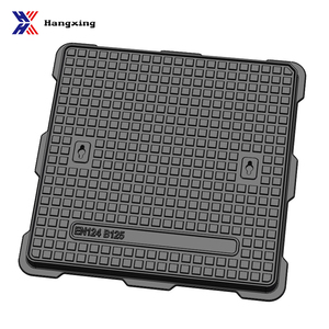 Couvercle de regard en fonte ductile rond et carré EN124, dimensions <span class=keywords><strong>300</strong></span>*<span class=keywords><strong>300</strong></span> 400*400, certifié CE, marque Hangxing, pour drainage des eaux pluviales - Product Image 3
