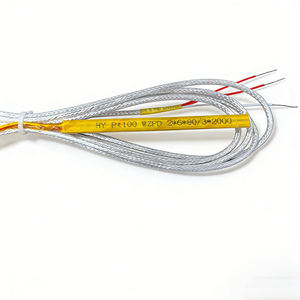 مستشعر حرارة صناعي عالي الدقة بمقاومة حرارية بلاتينية <span class=keywords><strong>PT100</strong></span>، نظام استشعار أحادي المسبار بثلاثة أسلاك - Product Image 4