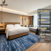 Ensemble de mobilier de chambre d'hôtel 5 étoiles de luxe tout-en-un, ensembles de chambres d'hôtel modernes en bois personnalisés pour projets hôteliers, support OEM ODM