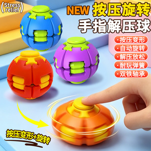 Spinner de Plástico 3D Transformable con Rotación Automática, Juguete Educativo Antiestrés para Niños y Adultos - Product Image 2